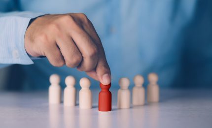 hand with pawns