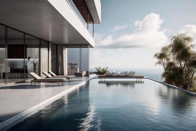 Modern House Infinity Pool